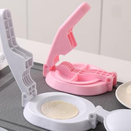 Dumpling Skin Maker Household High Efficiency Manual Dough Press Mold Pastry Accessories for Home Plastic Dumpling Molds