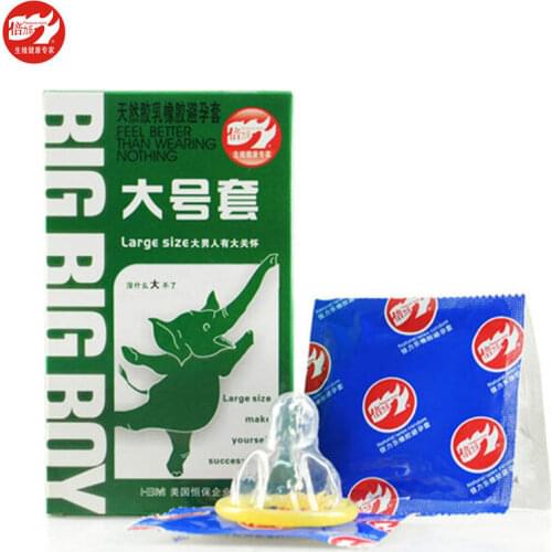10pcs 55mm Large Size Big XXL Condom Condoms for Big Cock Horny for Men Adult Game Latex Thin Slim Sex Products Contraception