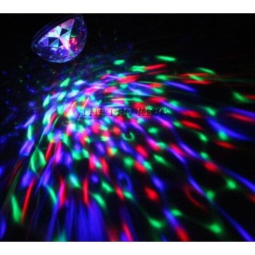 85-265V RGB LED stage light E27 12W RGB LED Bulb KTV Bar Disco Party Lamp for Holiday Dance Decoration Crystal Ball led Light