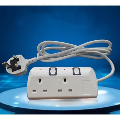 UK Plug British Standard Power outlet independent Switch Socket 3 Meters 250V 13A Power Strip Socket For UK Singapore HongKong