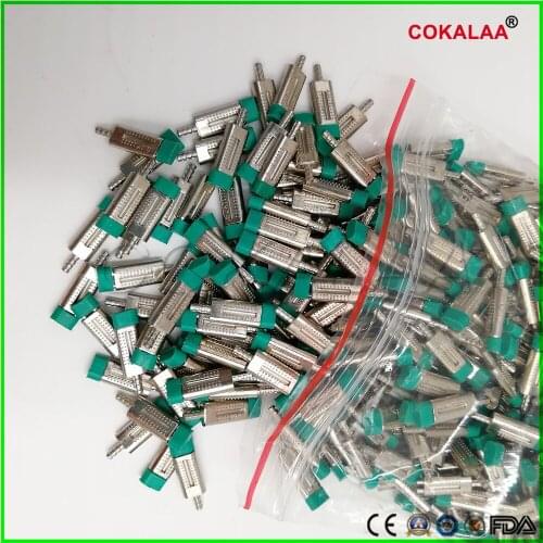 1000 pcs Dental Lab Stone Model Work Use Double Twin Master Pins with Sleeves with Pindex Dental Lab Dowel Pin