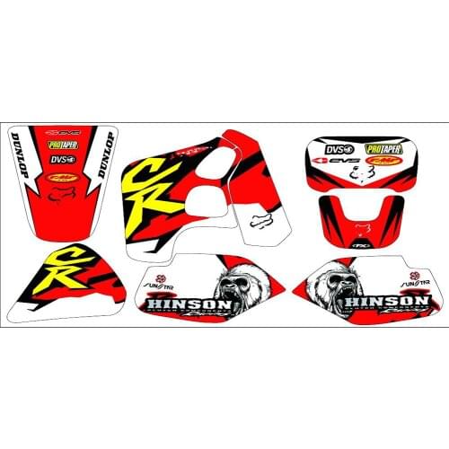 CRM 50 80 Motocross Team 3M STICKERS GRAPHICS BACKGROUNDS DECALS kits For Honda CRM50 50CRM For Honda CRM80 CRM 80