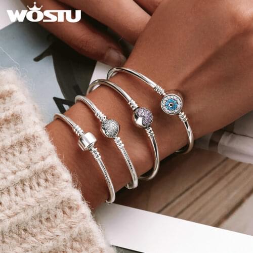 WOSTU Silver Bracelets