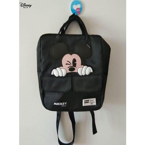 Disney Mickey Mouse Women Backpack Large Capacity Lady Shoulder Bag Waterproof Girl Handbag Student Shcoolbag Shopping Bags