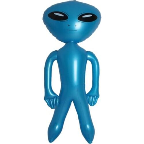 1pc Novelty Halloween Inflatable Alien Model Decor Environmental Protection PVC Inflatable Doll Halloween Home Bar Decorations