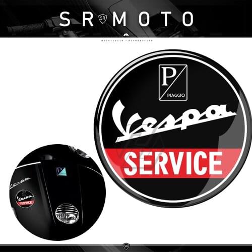 3D Resin Motorcycle Sticker Case for Vespa Service Sprint GTS GTV LX PX GS SS 50 125 150 200 300 300ie