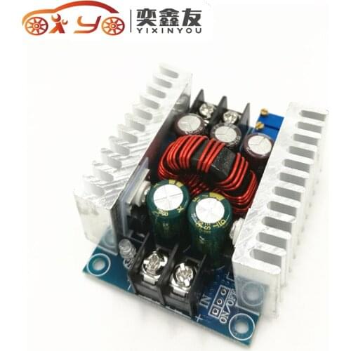50PCS DC-DC 20A Step-Down Constant Voltage Constant Current Adjustable Power Supply Module High Power Charging Module LED Driver