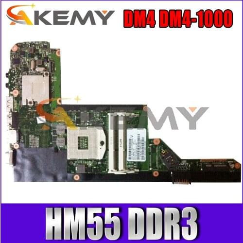 633863-001 633863-501 For HP Pavillion DM4 DM4-1000 HM55 Laptop motherboard 6050A2345401-MB-A03 HM55 DDR3 Notebook Mainboard