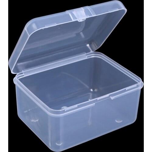 8.2*6.2*4.7cm Packaging Box Chip Box Storage Transparent Plastic PP Material Box 1Pc