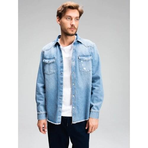 Adidas Mens Denim Shirts