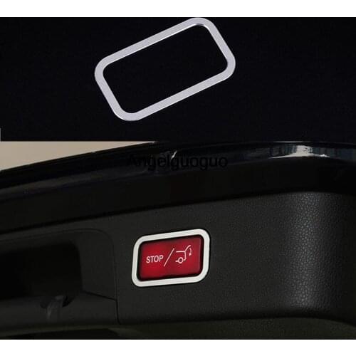 Aluminum alloy Car power-driven electric rear door switch frame trim sequins for Mercedes-Benz C CLA GLK ML GL GLE CLS Class