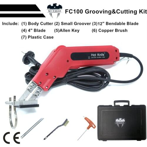 KS EAGLE Handheld Electric Hot Knife Foam Sponge Cutter Styrofoam Professional Thermal Cutting Tool Cutter Heat Knife Hot Wire