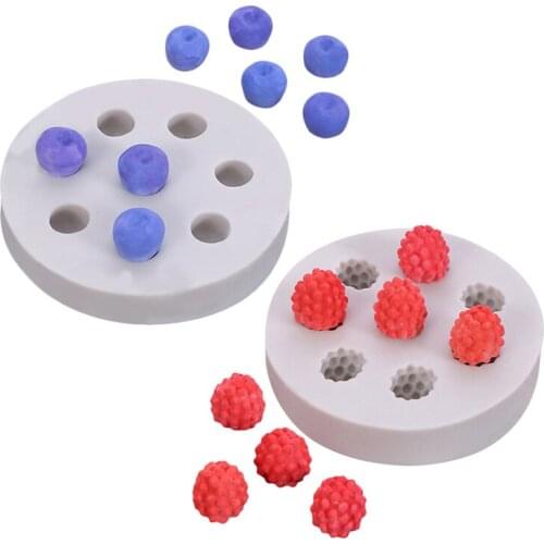 Hot Sale 3D Blueberry Raspberry Silicone Cake Fondant Mold Cake Decorating Tools Soap Mold Chocolate Pastry Tool Kitchen Tools