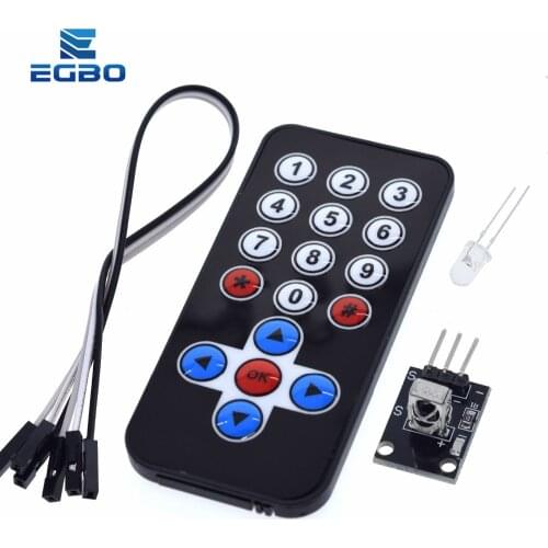 1Set Infrared Remote Control Module Wireless IR Receiver Module DIY Kit HX1838 for Arduino Raspberry Pi