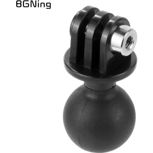 BGNing RAM Mount Tripod Ball Head Adapter For GoPro MAX 9 8 7 6 Action Camera Mount Adapter 1inch Ball Spin Head Bracket Holder