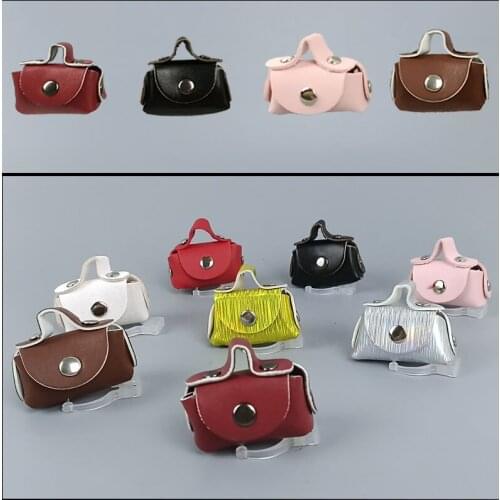 Fashion 1/6 Doll Accessories For Barbie Doll Multicolor Handbag Lady Leather Bag Purse Accessories for Barbie Dollhouse Kid Toys