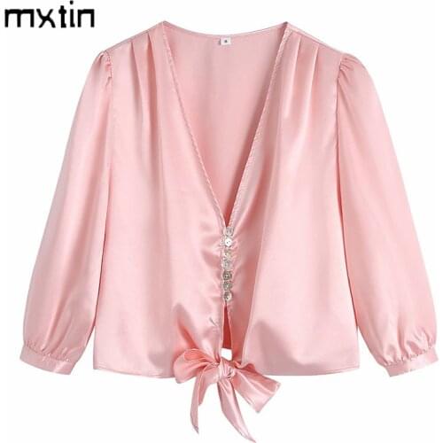 Mxtin Pink Blouses