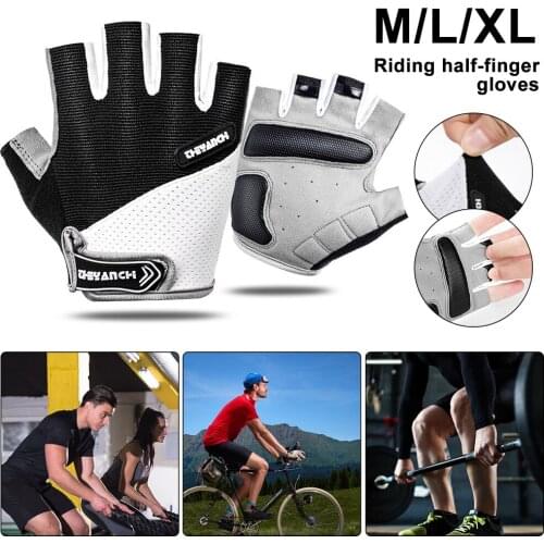 Professional Gym Fitness Breathable Anti-Slip Women Men Half Finger Summer Fishing Cycling Fingerless Gloves Female Bicycle Bike