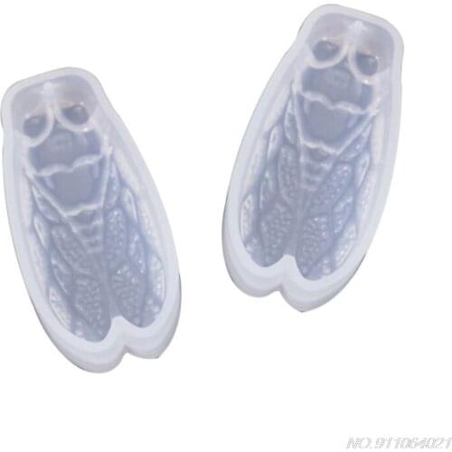 Crystal Epoxy Cicada Shape Silicone Mold DIY Handmade Jewelry Pendant Mould Making Tool M22 21 Wholesales