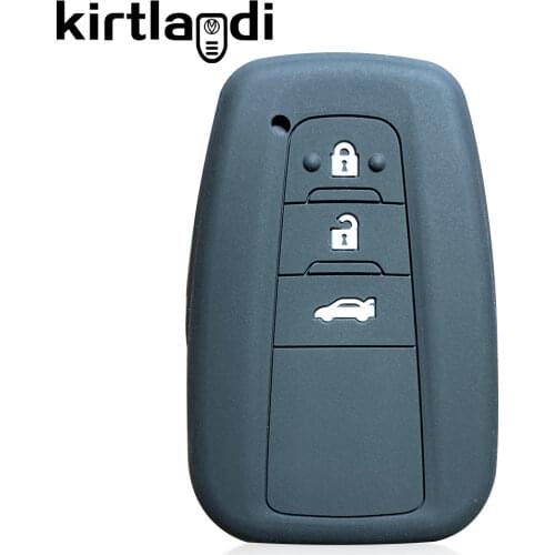 Silicone Key Holder Case for Toyota Corolla Rav4 Camry V70 Prado 150 2020 2019 New Car Key Cover Keychian Accessories Shell Fob