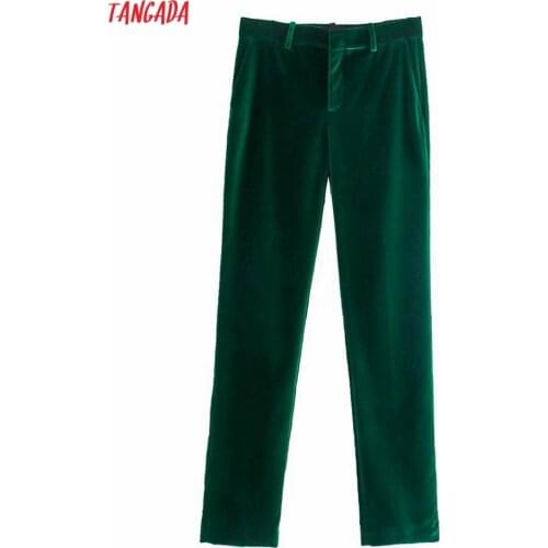 Женские бархатные брюки Tangada China At AliExpress