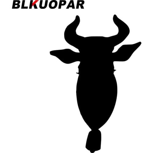 BLKUOPAR Head Eyes Cow Car Stickers Fashion Decals Windshield Window Waterproof Motocycle Helmet Sunscreen Vinyl Car Wrap