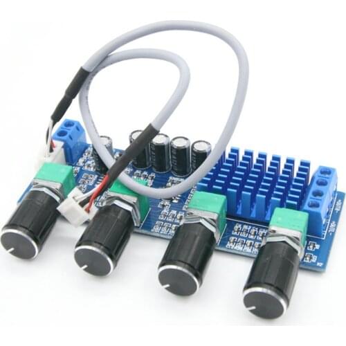 XH-M577 TPA3116D2 Audio High Power Tone Op Amps DC 12-24V Dual-channel Stereo 2 X 80W Digital Amplifier Board B4-003