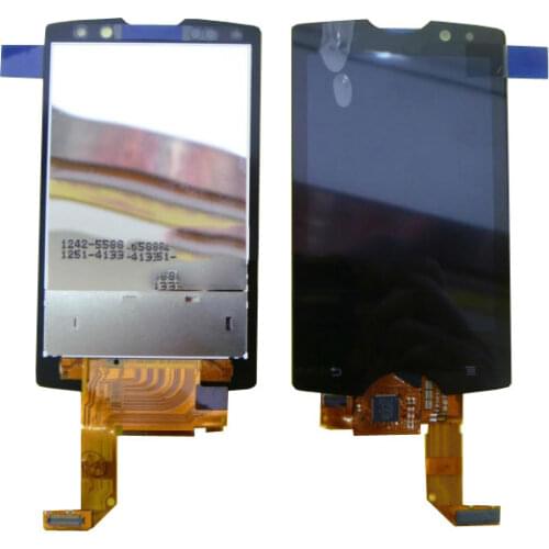 Ymitn New White/Black Housing LCD display Touch shows assembly For Sony Ericsson Xperia SK17 SK17i