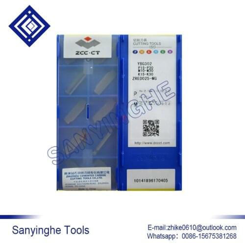 Free shipping high quality 10pcs/lots YBG202 ZRED025-MG cnc carbide turning inserts