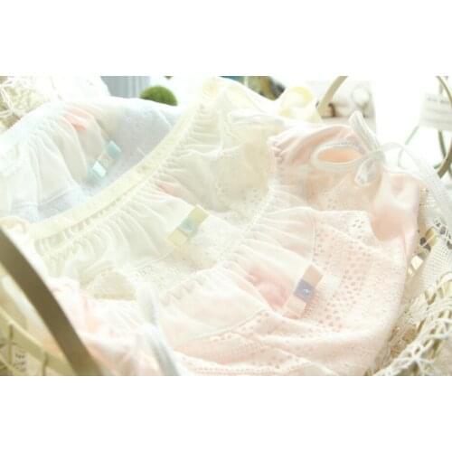 100% Real Photo M L side Straps Tie Cute Lolita Kawaii Princes Cotton Panties Calcinha Underwear Brief Lingeries WP348