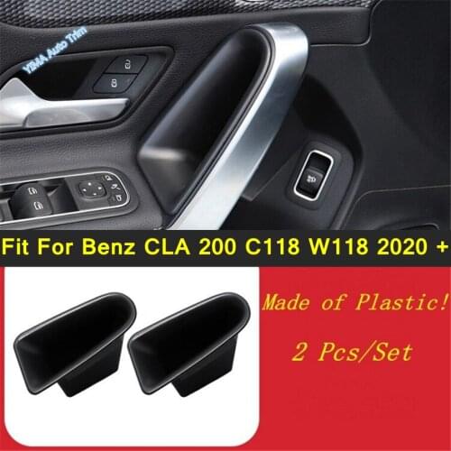 Car Door / Central Control Container Holder Tray Storage Box Case Cover Trim For Mercedes-Benz CLA 200 C118 W118 2020 2021