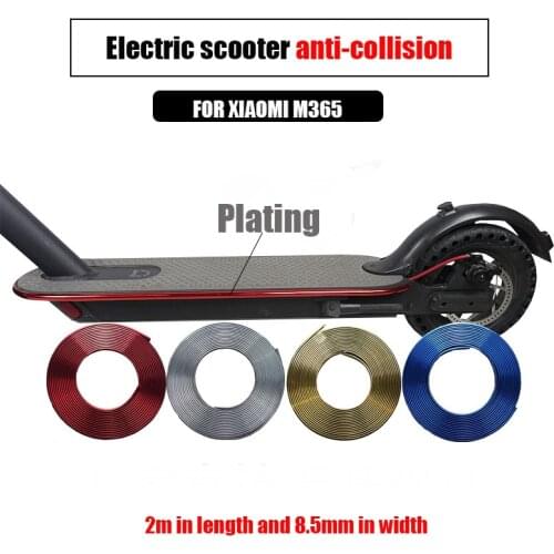 Bumper Protective Scooter Body Strips for Xiaomi Mijia M365 Electric Skateboard Car Scooter Decorative Strips Parts