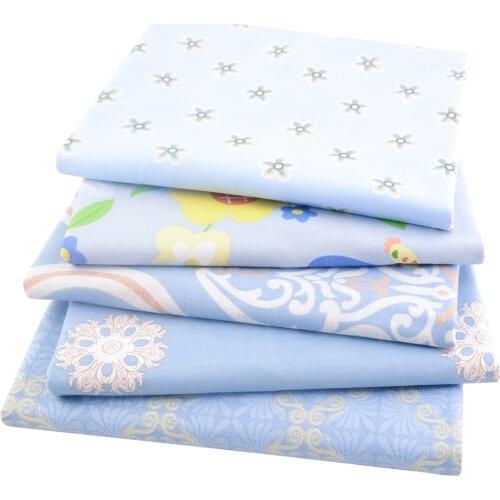 Booksew 50x160cm European Style Printed Per Meters Cloth Cotton Fabric for Sewing Dress Quilt DIY Needlework Patchwork Crafts