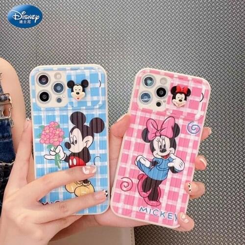 DISNEY 2021 Mickey Case for IPhone 11 12 Pro Xs Max iPhone SE 2020 6 6S 7 8 Plus Cute Phone Case 360 Full Cover zz0804