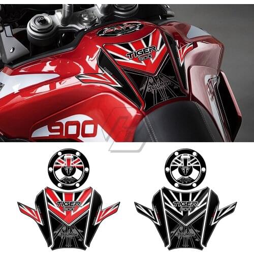 For Triumph Tiger 900 Rally Pro 900GT 2020- Motorcycle Gas Tank Pad Protection Decals