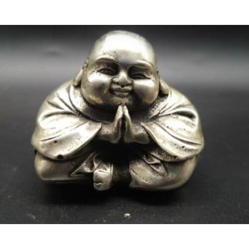 China White copper small Buddha crafts statue