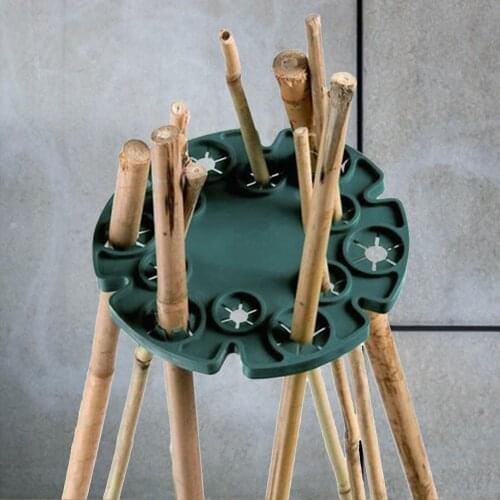 Outdoor Garden Frame Plant Support Protection Tray Bamboo Cane Holder Landscape Engineering Balcony Rack Garden Supplies