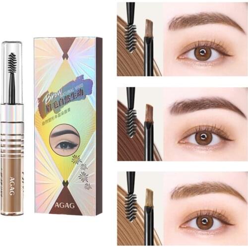 Natural Eyebrow Pen Soft Creamy Gel Texture Waterproof Natural Brows Cosmetic Quick-drying Long-lasting Makeup Beauty TSLM2