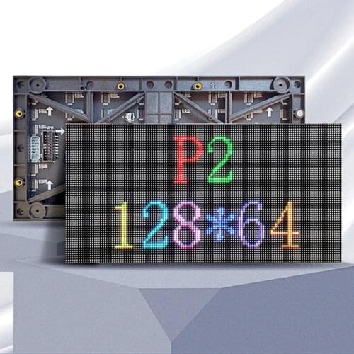 P2LED Matrix Unit Board 128 * 64 Pixel 1 / 32 Scanning Indoor SMD1515 Full Color Display Module 256 * 128mm