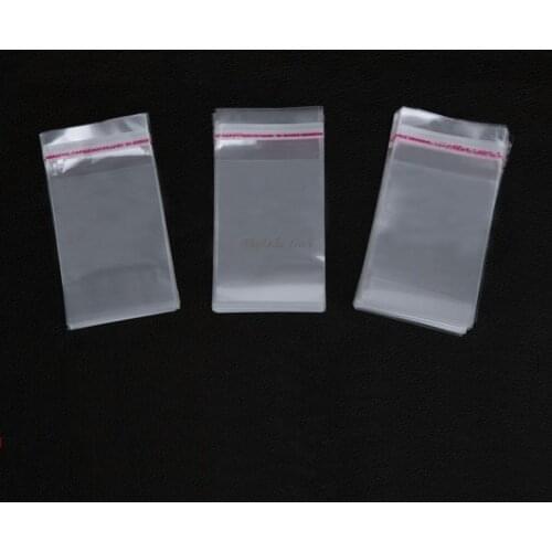 1000pcs/lot-5*7cm Mini Size Clear Resealable Cellophane/BOPP/Poly Bags Transparent Opp Bag Storage Bags Self Adhesive Seal