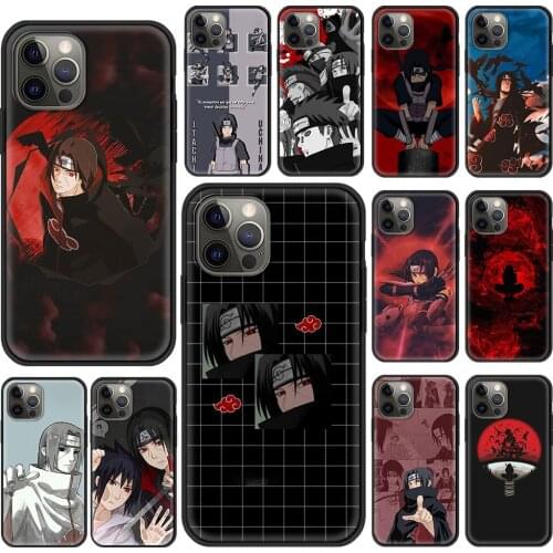 Luxury Silicone TPU Case for iPhone 8 7 6 6S Plus 12 11 Pro MAX XR X XS MAX SE 2020 Phone Coque Shell Akatsuki Anime