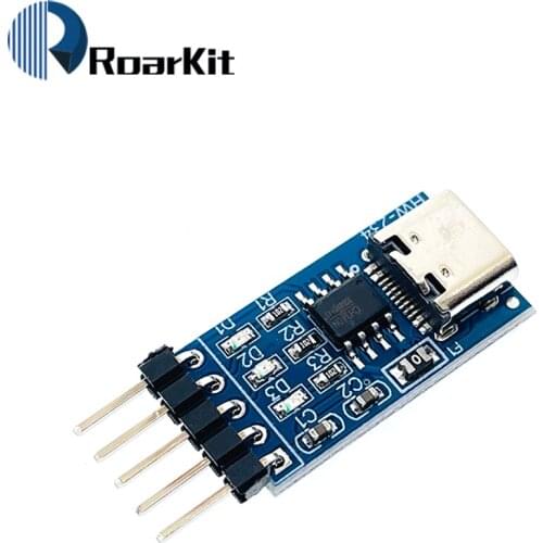 TYPE-C USB to TTL Serial Port CH340N Module CH340 DC 5V/3.3V Upgrade MCU Download Brush Line