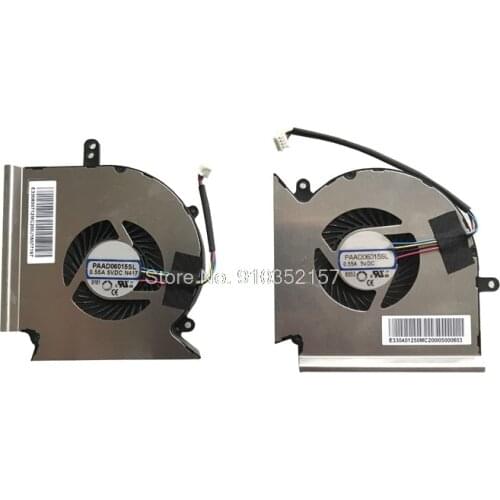 CPU GPU Fan For MSI GE63 GP63 GL63 GE63VR GE73 GE73VR RTX2060/2070/2080 PAAD06015SL N417 PAAD06015SL N384 MS-16P1 GTX1070M