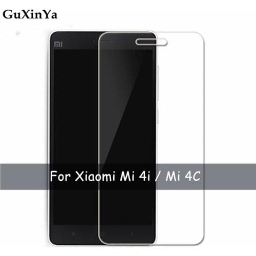 2pcs Tempered Glass Xiaomi Mi 4i Screen Protector Glass For Xiaomi Mi 4c Anti-scratch 2.5D Glass Xiaomi Mi4i / Mi4c Phone Film
