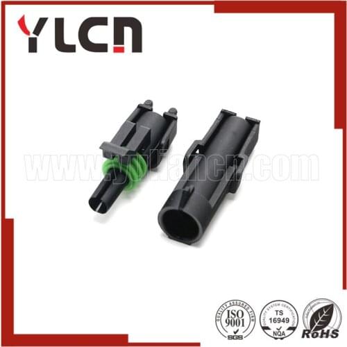 1 Set 1 Pin/way 2.5 Car Connector Waterproof Electrical Connector Male&Female Kit For Car Motorcycle Ect
