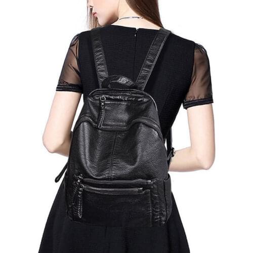 Женские кожаные рюкзаки AllMei China At AliExpress