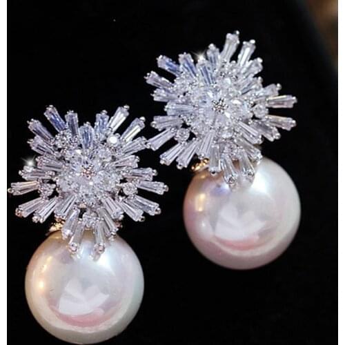BAUTOBVC Women's Silver Earrings