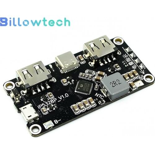 IP5328P power bank two-way fast charging module mobile power motherboard 3.7V to 5V9V12V boost