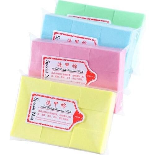 1pack colourful Nail Wipe Nail Polish Remover Paper Cotton cloth Perfect For Nail Art Cleansing nail removal wraps