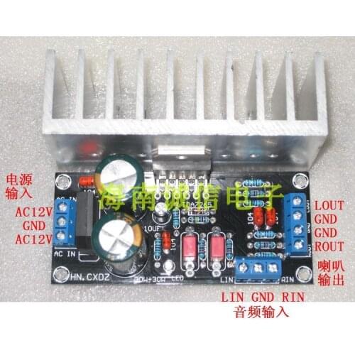 TDA7265 Dual channel 25W+25W power amplifier board